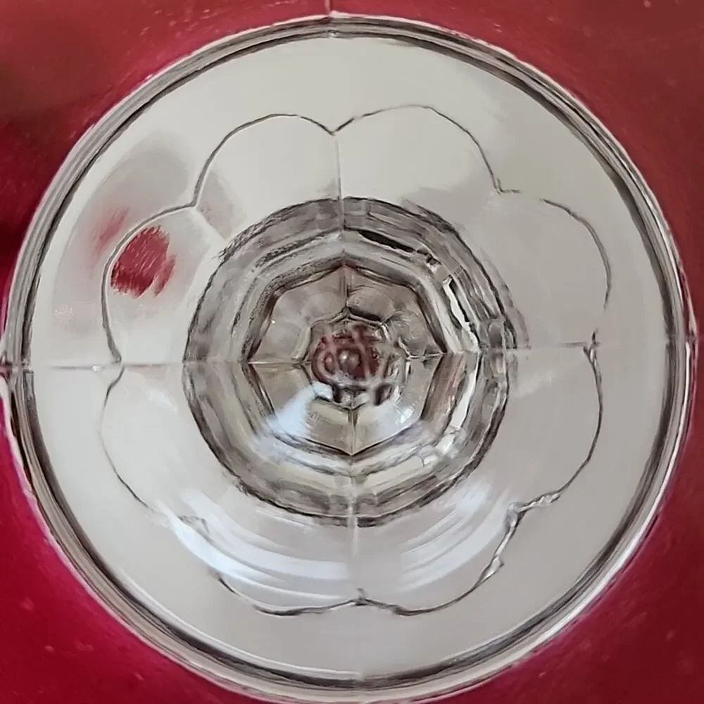 Vintage Westmoreland Ruby Red Flash Urn Lidded Pedestal Jar Apothecary Candy Jar